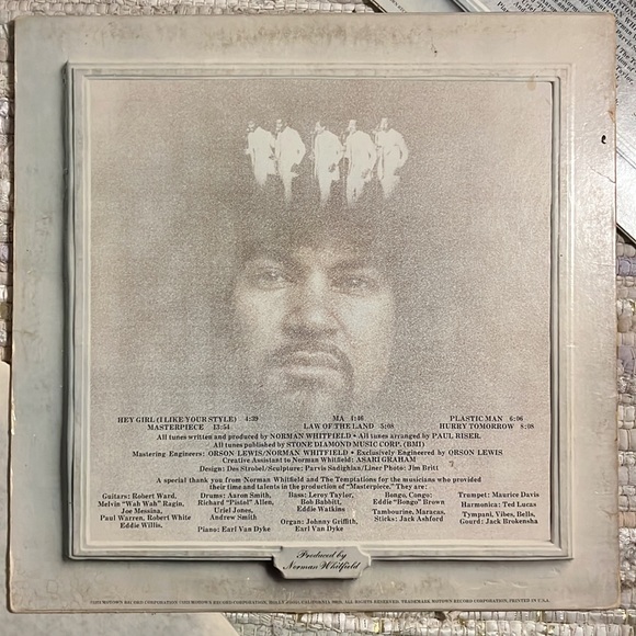 The Temptations - “Masterpiece” Vinyl LP - Picture 2 of 5